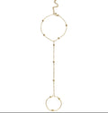 Beaded hand chain