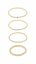 Evil eye beaded stack
